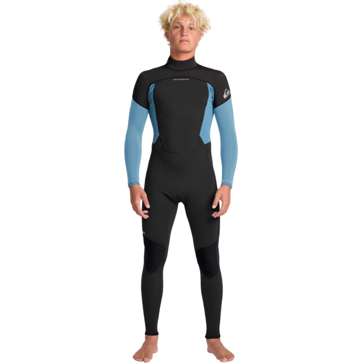 2026 Quiksilver Mens Prologue+ 3/2mm Back Zip Wetsuit 25AW213514 - Cloud Blue